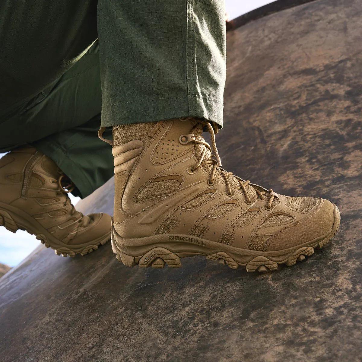Men's Moab 3 8" Tactical Zip Waterproof Wide Width - US 4852