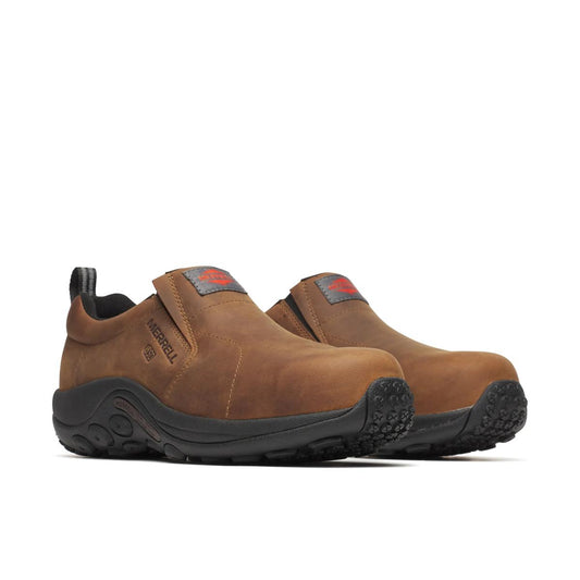 Men's Jungle Moc Leather Hi-Vis Carbon Fiber Static Dissipative 10 Low Wide Width - US 3182