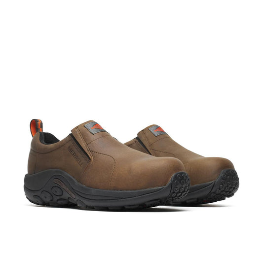 Men's Jungle Moc Leather Comp Toe Work Shoe Wide Width - US 7051