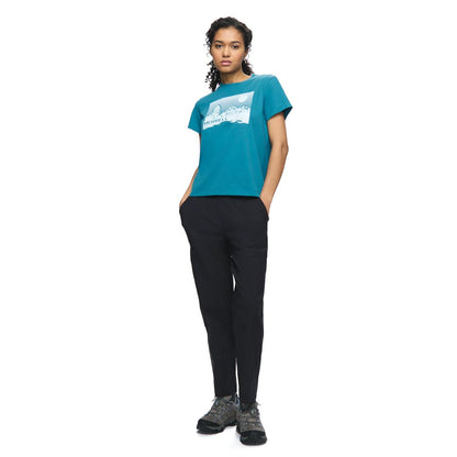 Women's Stripe Landscape Graphic Crew Tee - US 8070