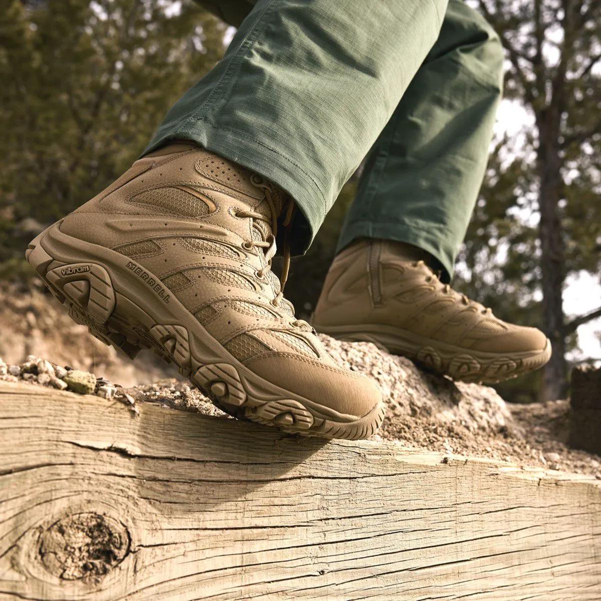 Men's Moab 3 8" Tactical Zip Waterproof Wide Width - US 4852